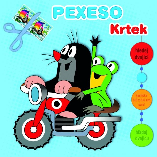E-shop AKim Pexeso v sešitu vystřihovací Krtek