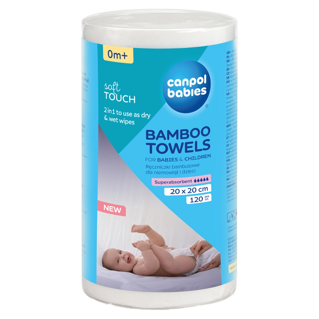 E-shop Canpol Babies jednorazové bambusové utierky v rolke 120 ks