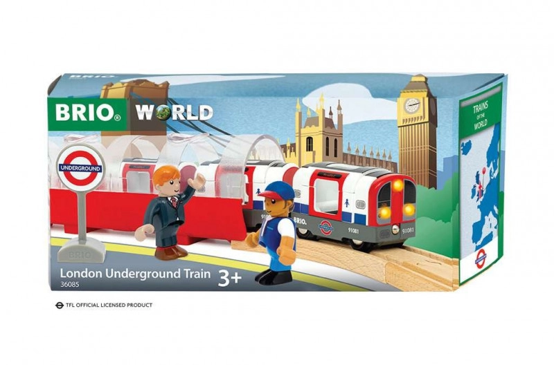 Brio World londýnske metro – vláčik so svetlami a zvukmi