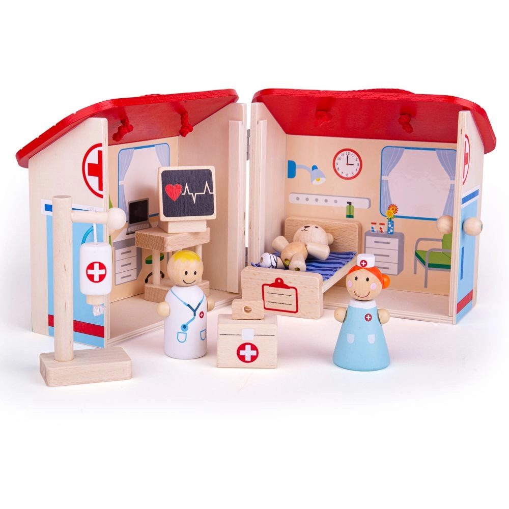 E-shop Bigjigs Hrací set Medvedia nemocnica
