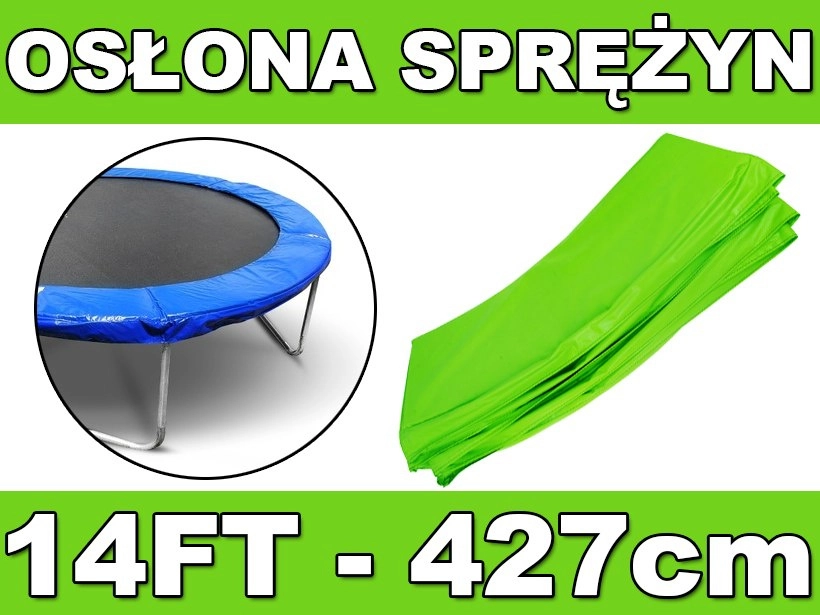 JOKO kryt pružín k trampolínam 14FT 427cm zelený