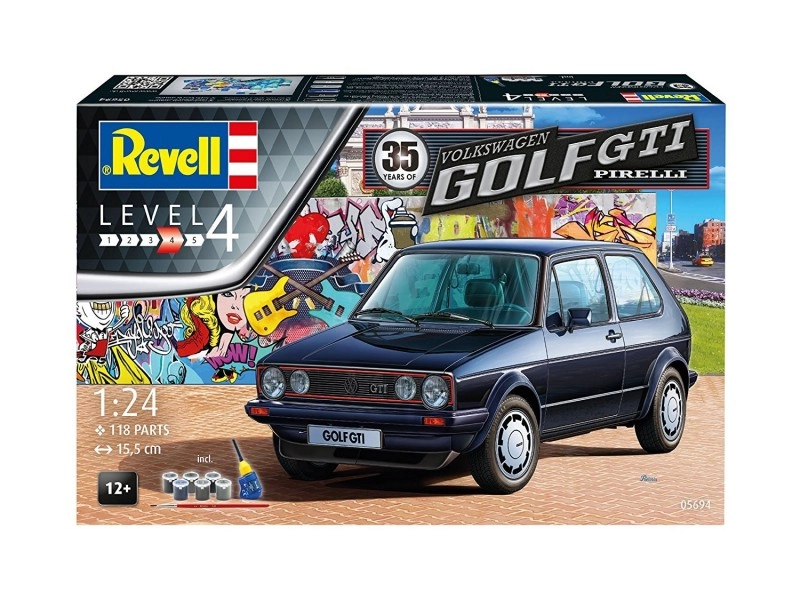 E-shop Revell Giftset VW Golf 1 GTi Pirelli 35. výročí 1:24