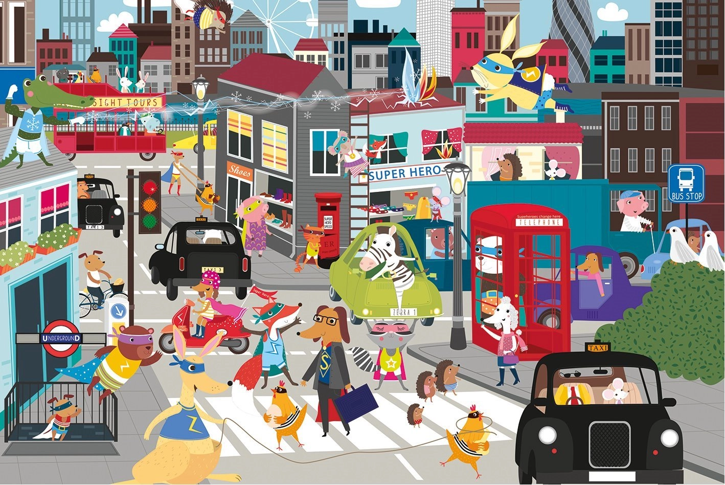 E-shop Gibsons Superhero City 36 dielov