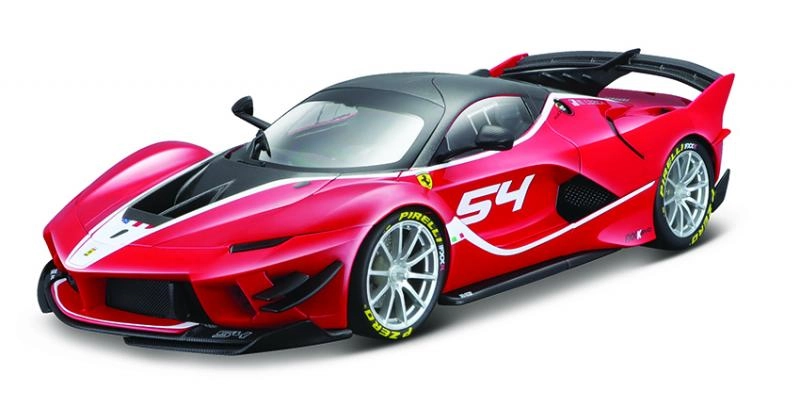 E-shop Bburago Signature Ferrari series FXX K EVO No.54 červená 1:18