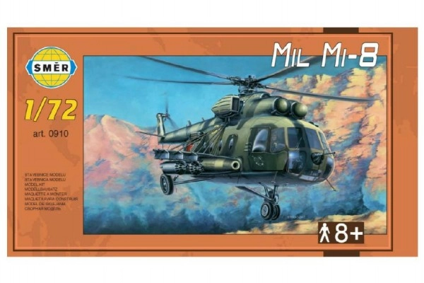 Směr plastikový Model vrtulník Mill Mi 8 WAR 1:72