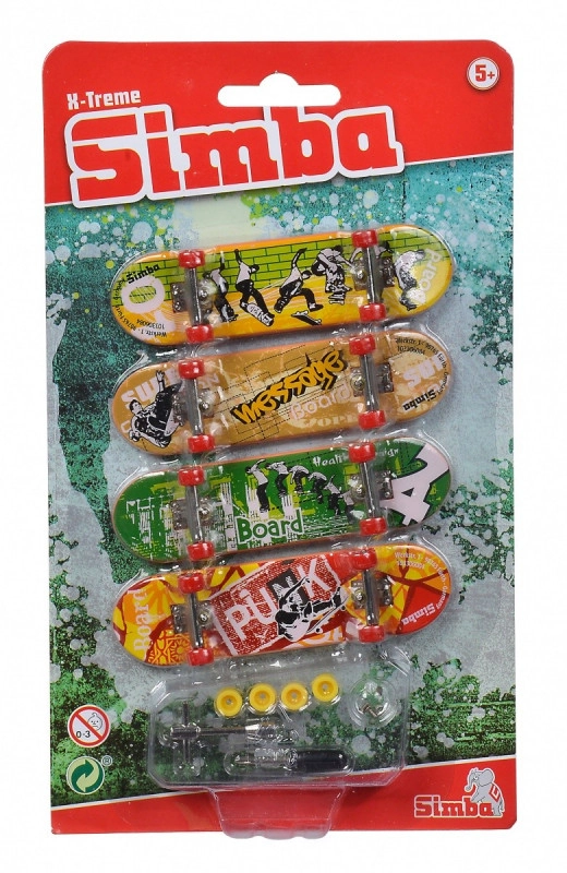E-shop Simba Prstový skateboard set 4 ks