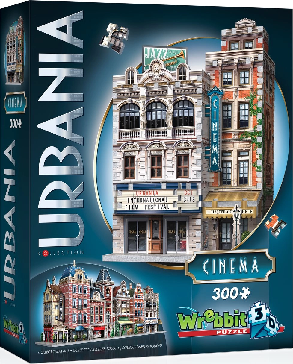 E-shop Wrebbit 3D puzzle Urbania: Kino 300 ks