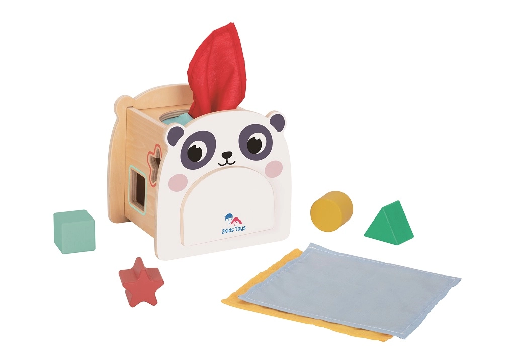 Motorická kocka Panda od 2Kids Toys