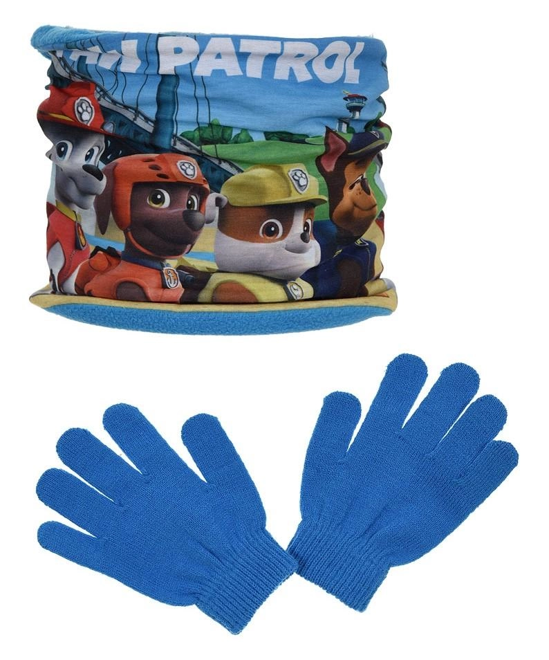 Nákrčník a rukavice Labková patrola