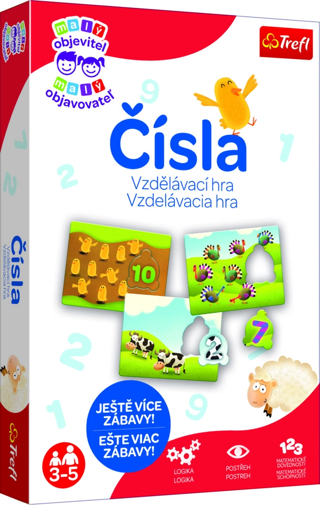 E-shop Trefl Hra Malý objaviteľ Čísla