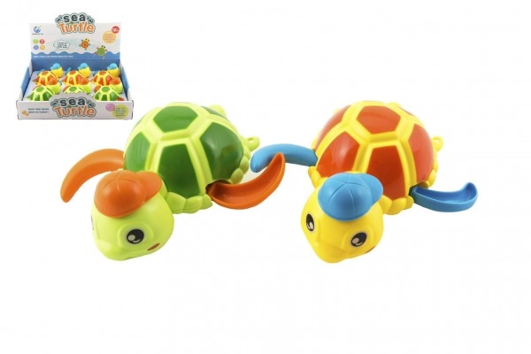 E-shop Teddies Želva natahovací do vany plast 12x12cm