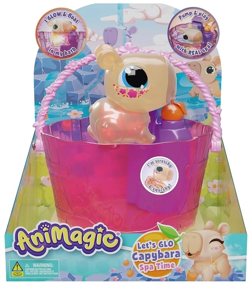 E-shop Animagic kapibara spa time svietiaca interaktívna hračka do vody