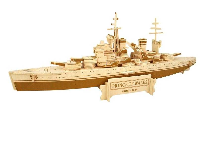 E-shop Drevené 3D puzzle bojová loď Prince of Wales