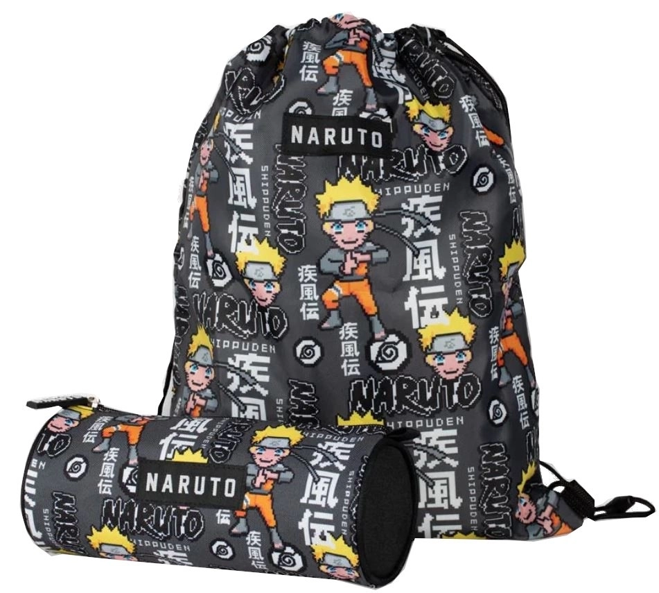 Naruto set s vreckom a peračníkom