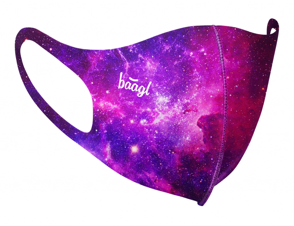 E-shop Baagl Antibakteriálne rúška pre dospelých Galaxy