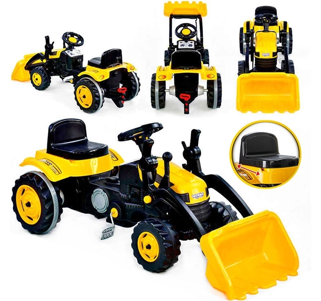 Šliapací traktor s buldozérom Woopie