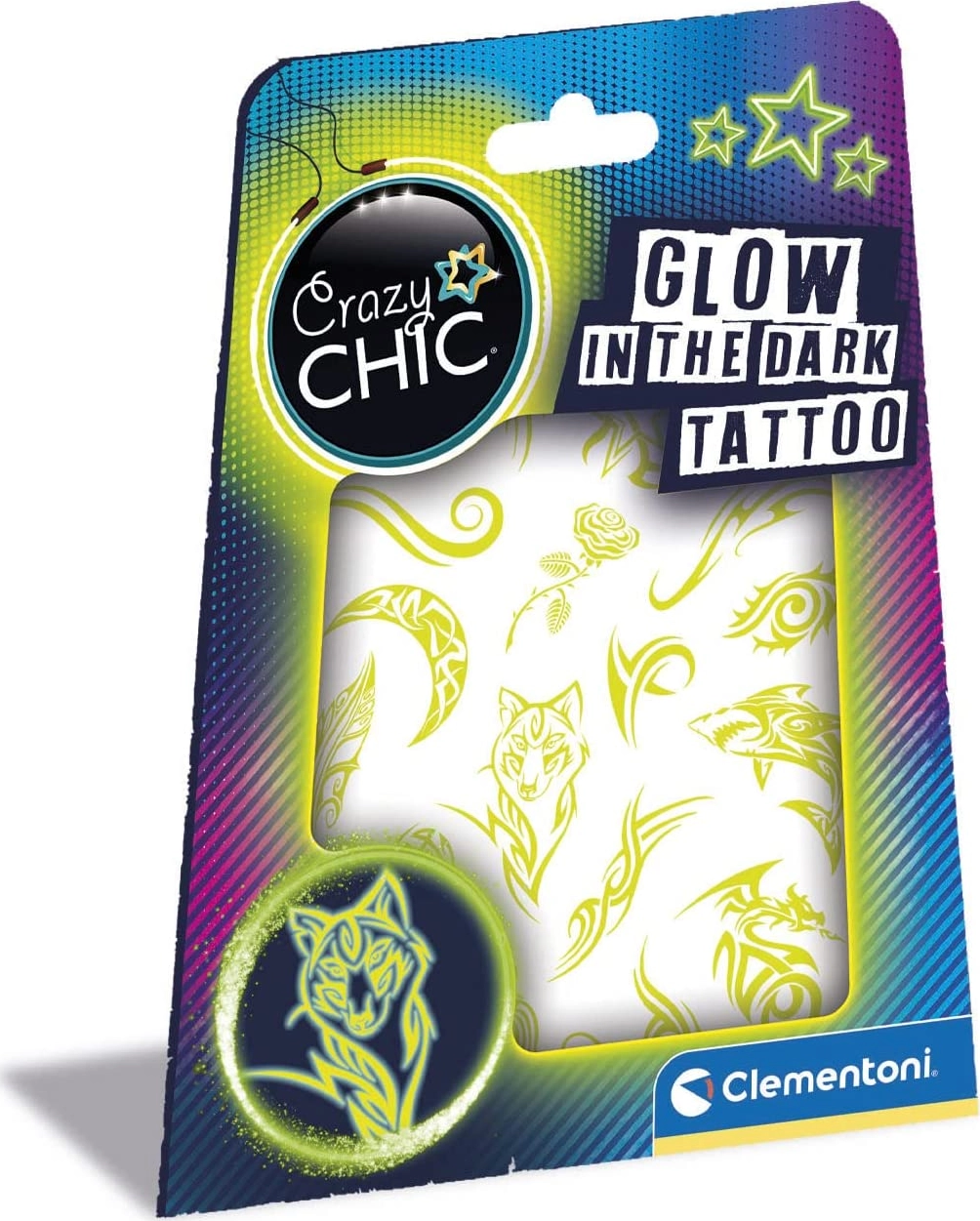 E-shop Clementoni Crazy Chic Svítící tetování Clementoni
