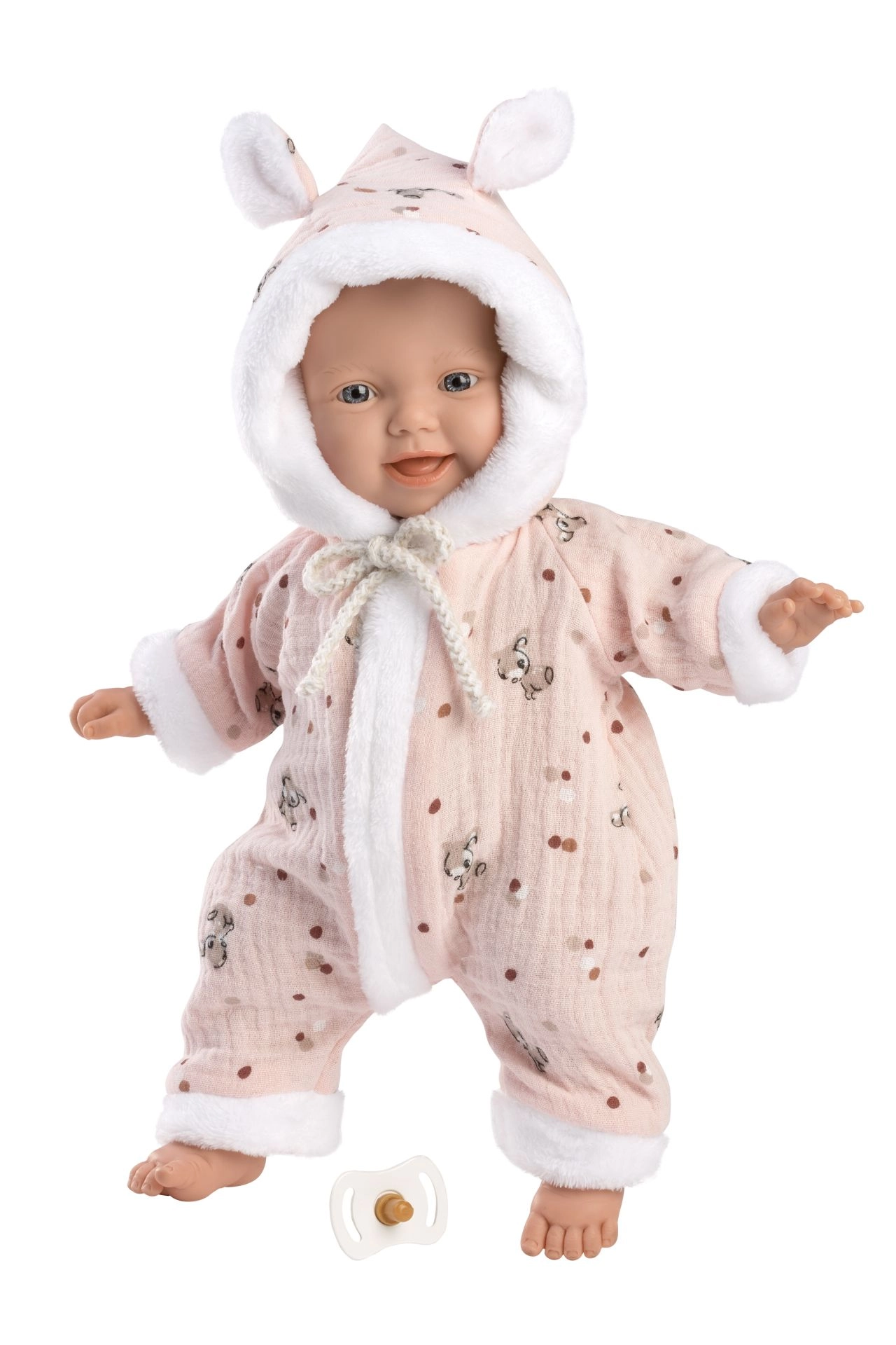E-shop Llorens 63302 LITTLE BABY - realistická bábätkovská bábika s mäkkým látkovým telom - 32 cm