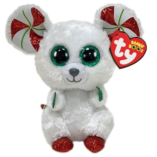 E-shop Baby Ty Beanie Boos Chimney bílá myš 15 cm