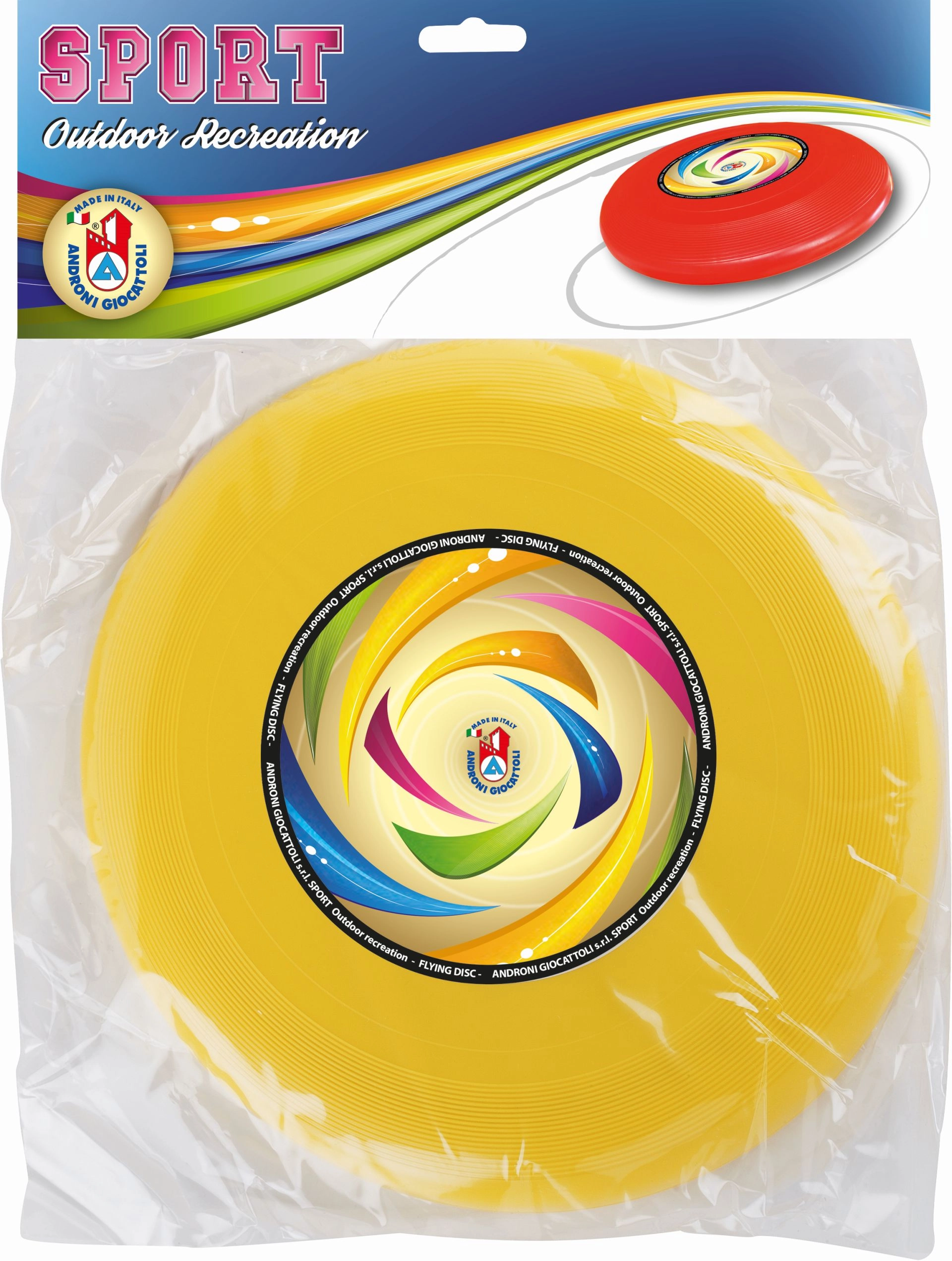 E-shop Háčkovací disk žltý 23 cm