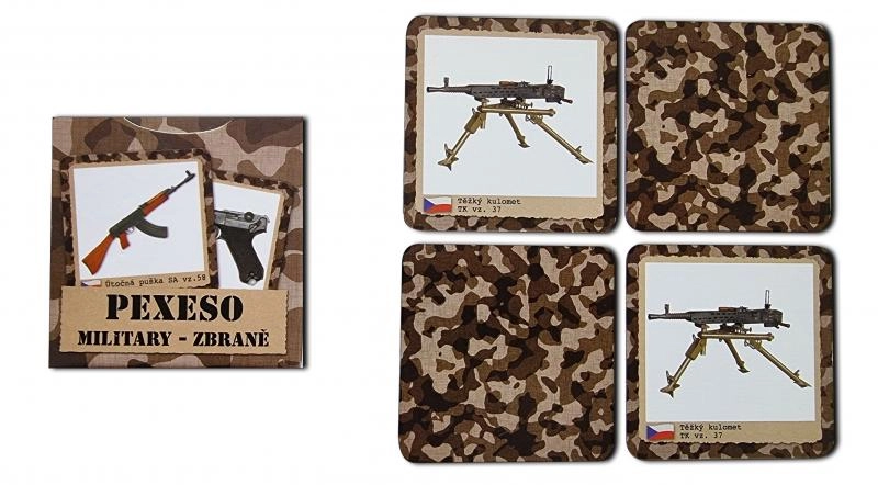 E-shop Pexeso Retro Vojenské Zbrane