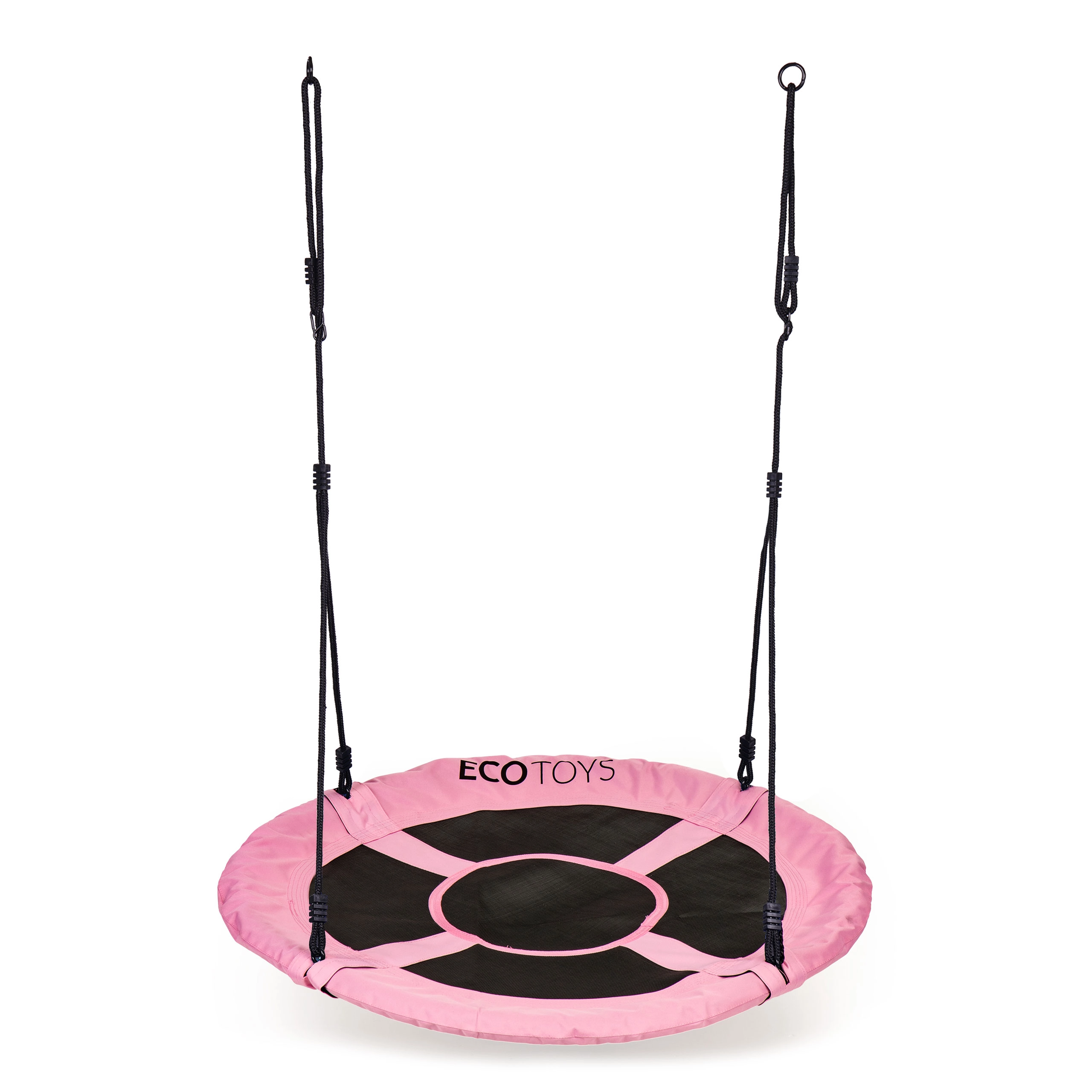 EcoToys záhradná hojdačka bocianie hniezdo 100 cm ružová