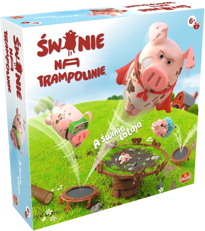 Prasiatká na trampolíne – zábavná rodinná hra od PLAYMONSTER