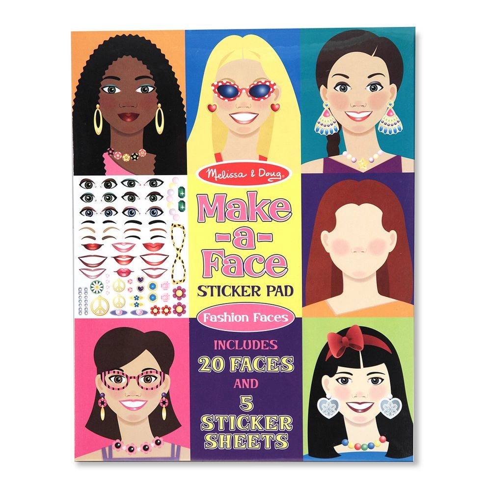 E-shop Nálepková sada tvárí pre deti (MELISSA & DOUG MAKE‑A‑FACE)