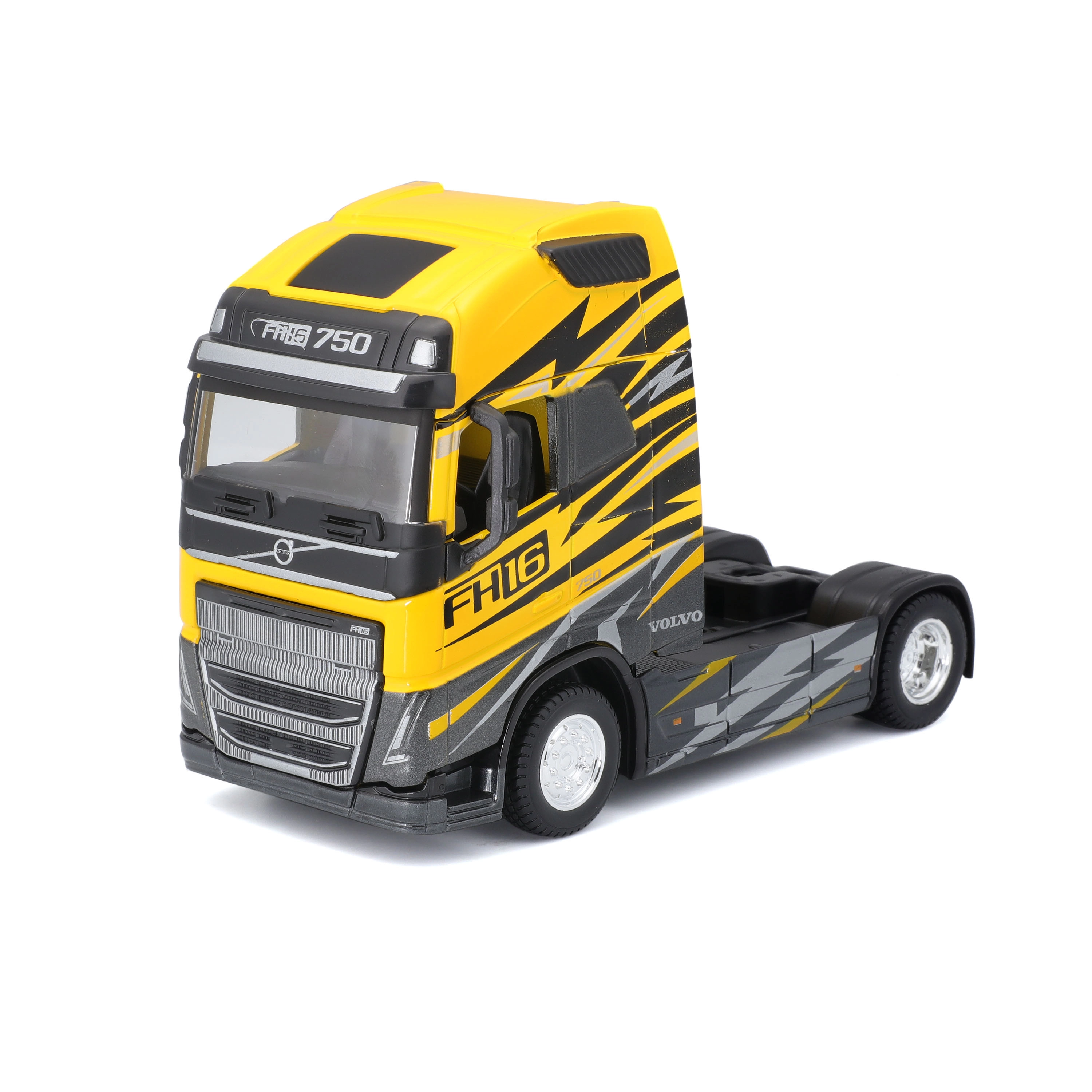E-shop Bburago Haulers Custom Cabs Volvo FH16 Globetrotter 750 XXL Yellow 1:43