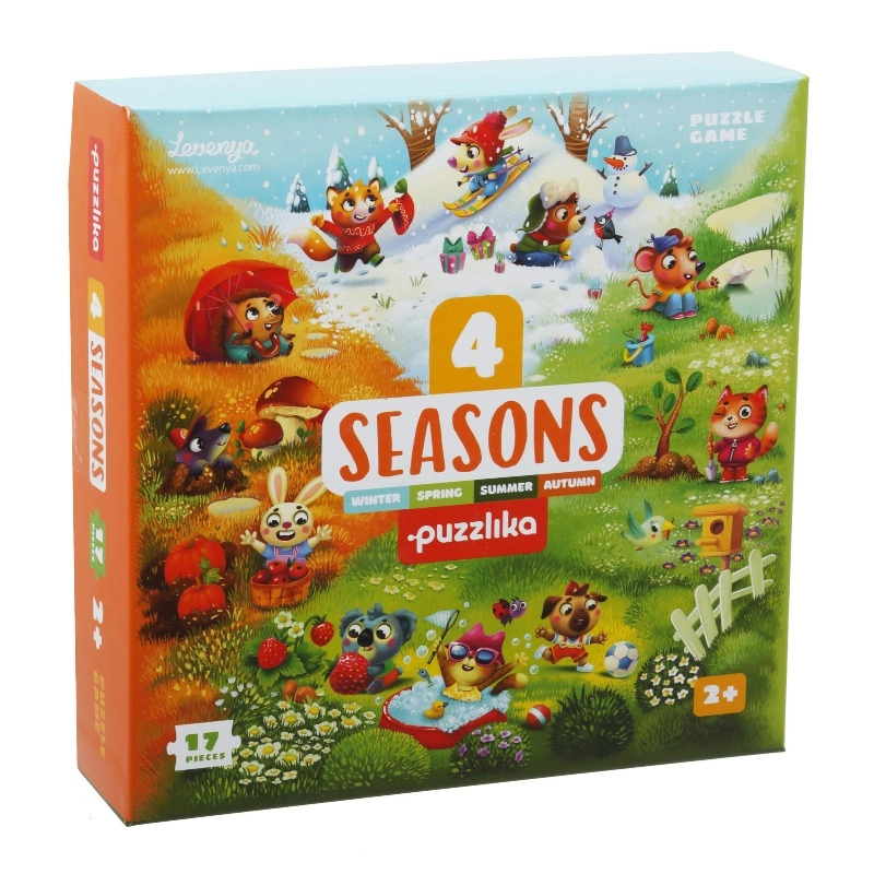 E-shop Puzzlika 15238 4 Estaciones für Kinder Mehrfarbig