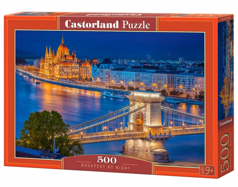 E-shop Castorland Budapešť v noci Maďarsko 500 dielov