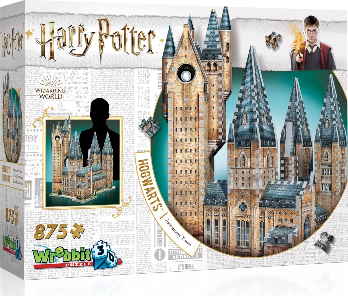 E-shop Wrebbit 3D puzzle Harry Potter Astronomická Veža 875 ks