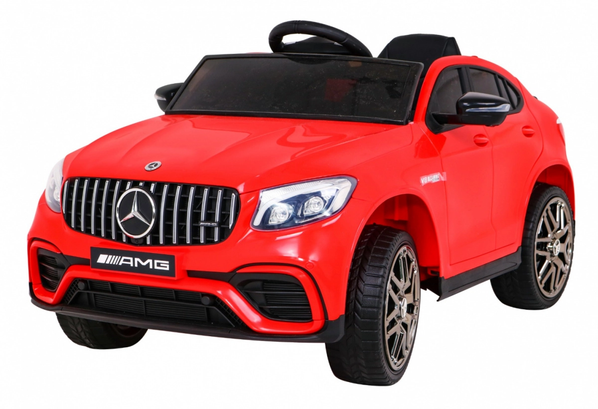 E-shop Elektrické autíčko MERCEDES‑BENZ GLC 63 S pre deti, červené, s diaľkovým ovládaním