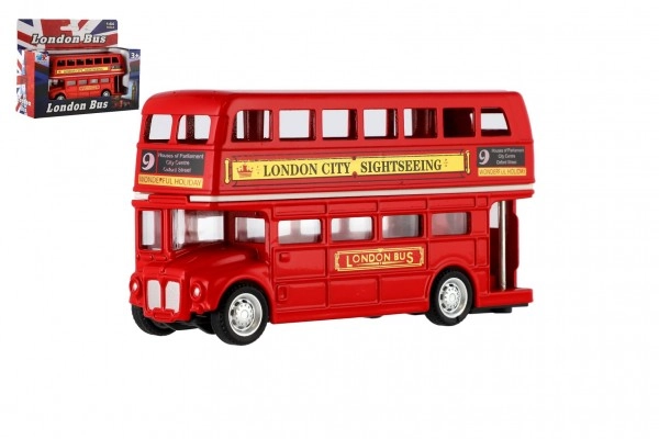 E-shop Teddies Londýnsky poschodový autobus červený