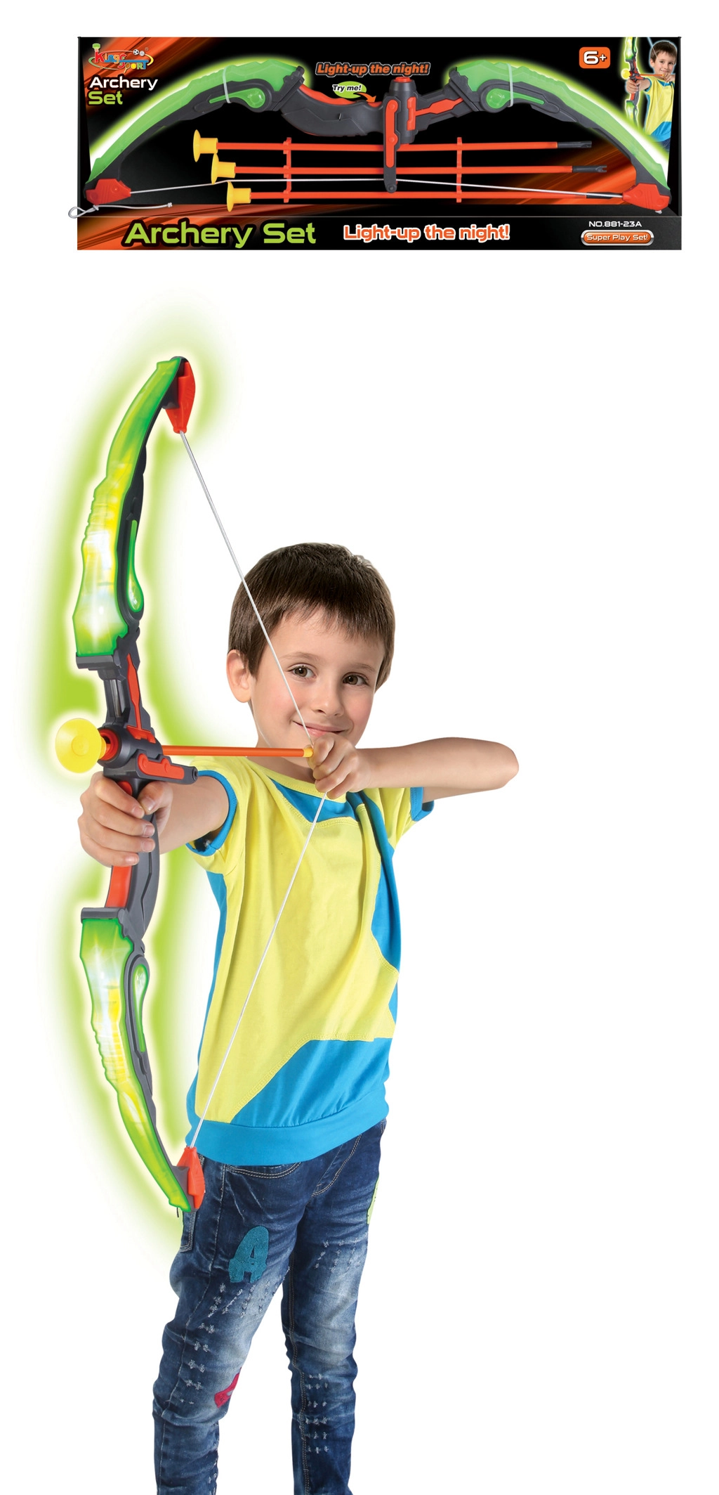 E-shop Alltoys Světelný luk s terčem