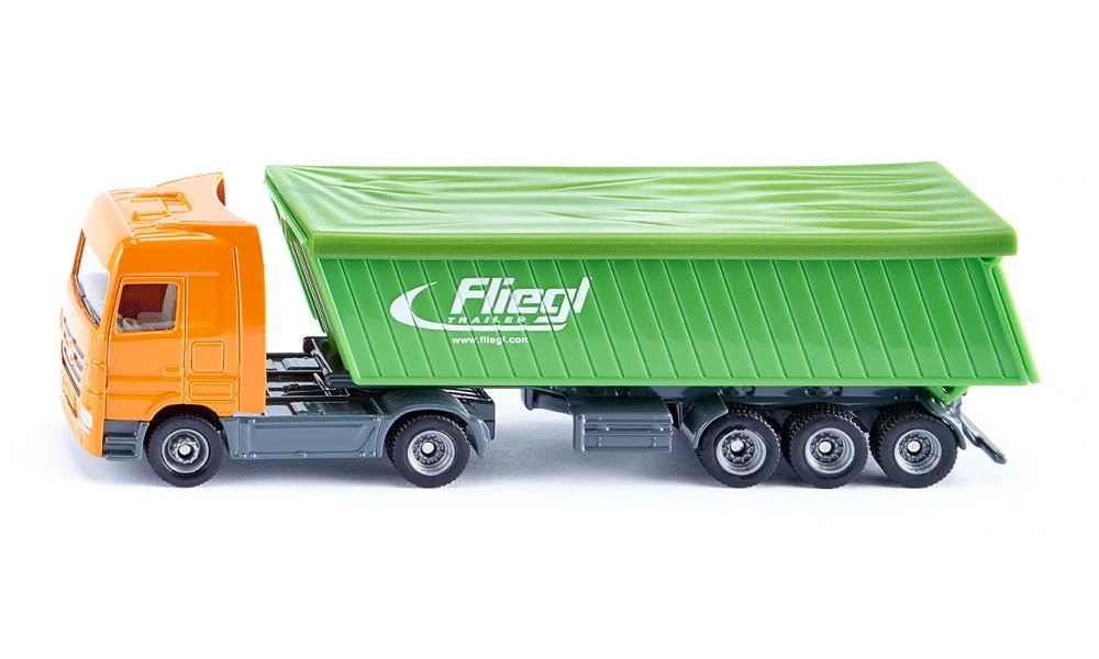 Siku Super nákladné vozidlo s návesom Mercedes‑Benz Actros 1:87 s plachtou