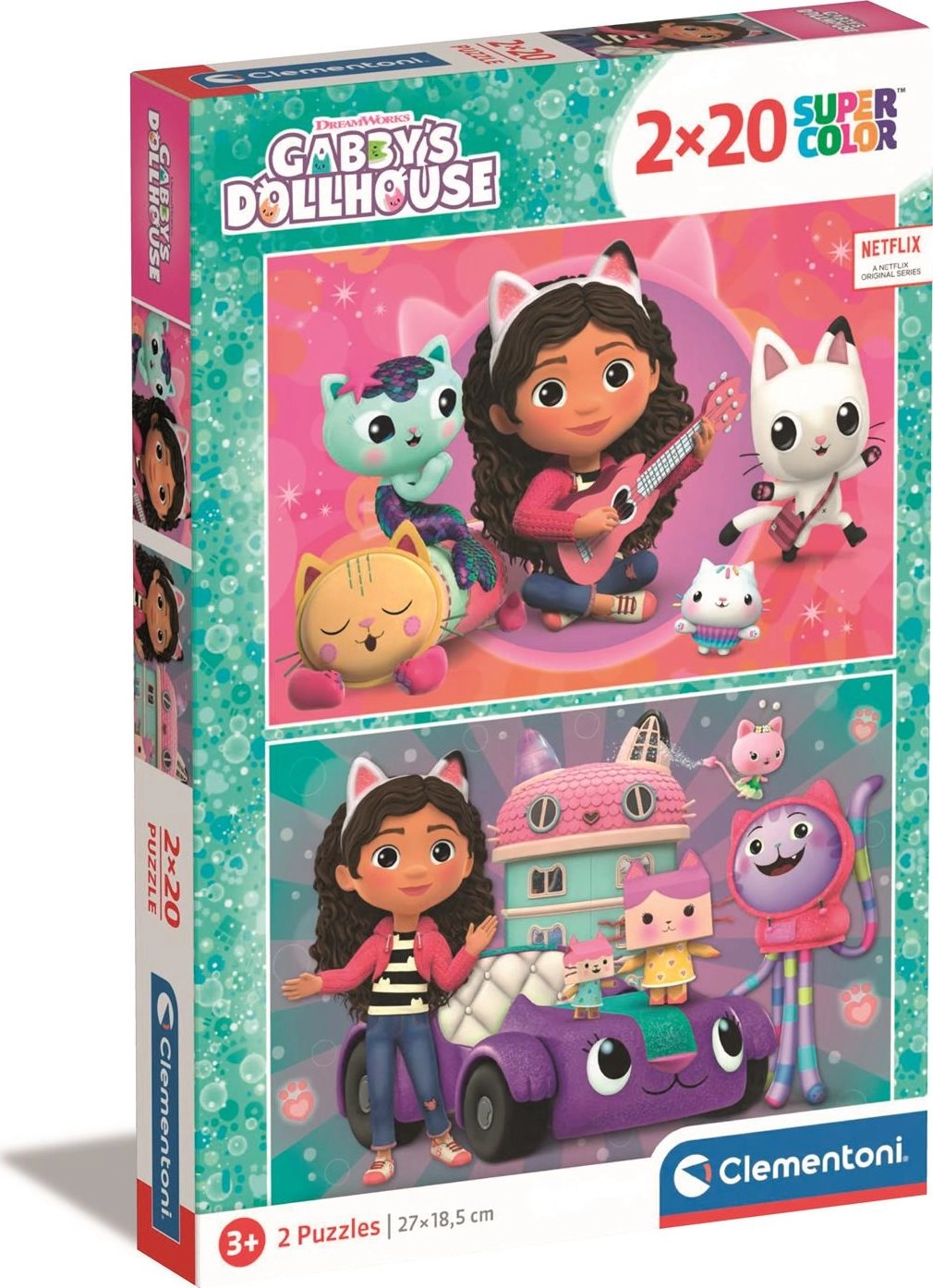 Clementoni: 2x20ks Gabi's Cat House