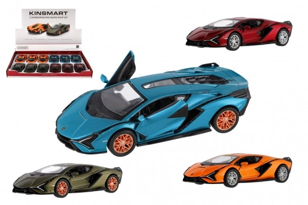 Kinsmart Lamborghini Sián FKP 37 kov/plast 13cm 4 farby