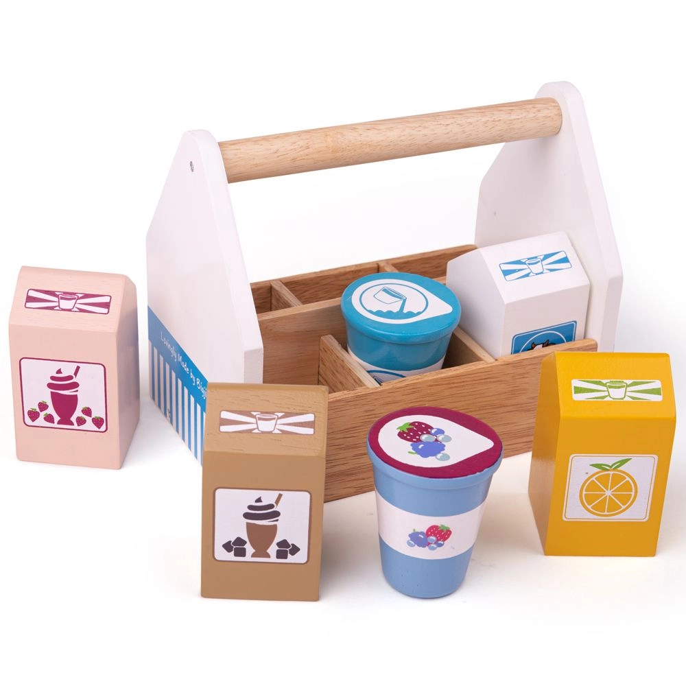 E-shop Bigjigs Toys drevené potraviny v prenosnej krabičke