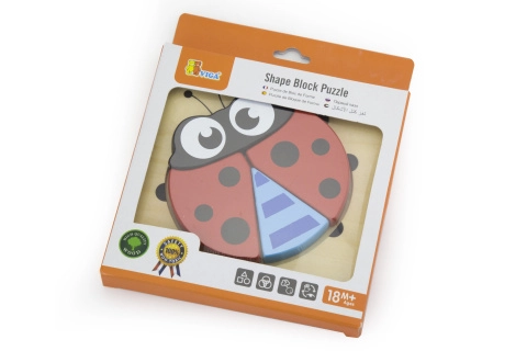 E-shop Drevené mini puzzle lienka VIGA