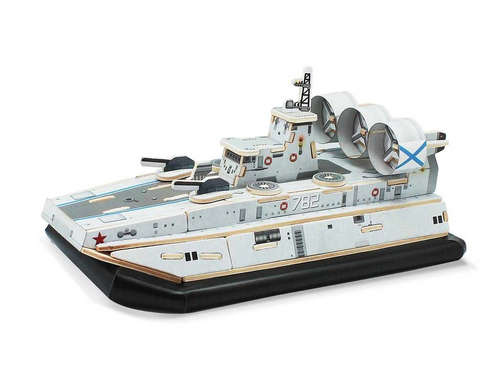 E-shop Robotime 3D puzzle Vznášedlo Zubr barevný 59 ks