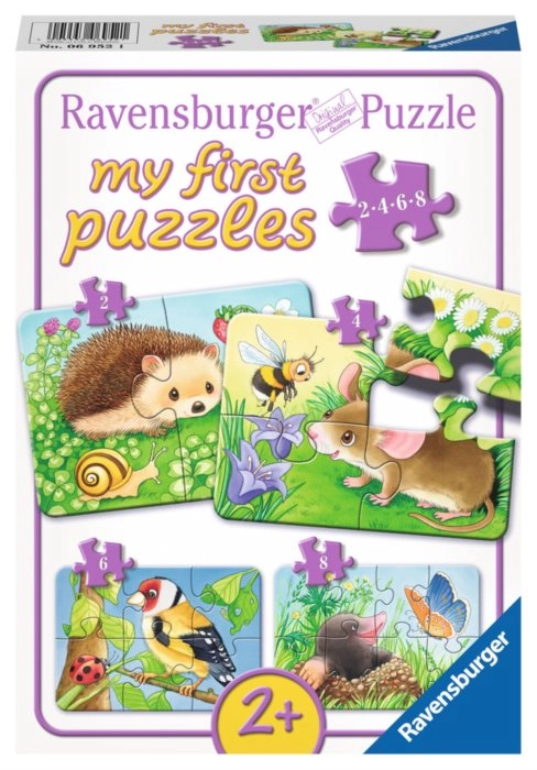 E-shop Ravensburger Zvířata v zahradě 2,4,6,8 dielov