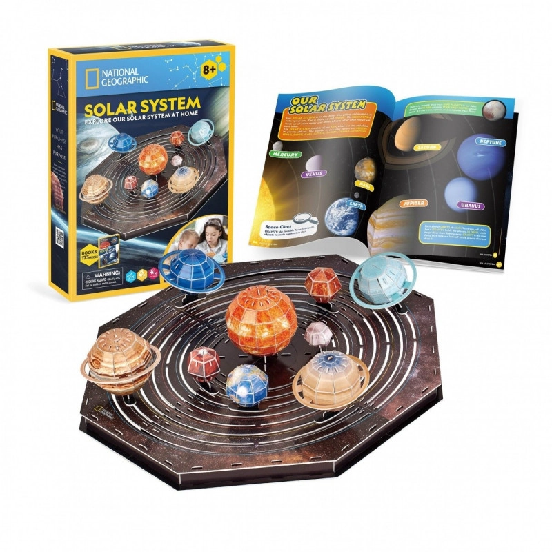 E-shop Cubicfun 3D puzzle National Geographic Slnečná sústava 173 ks