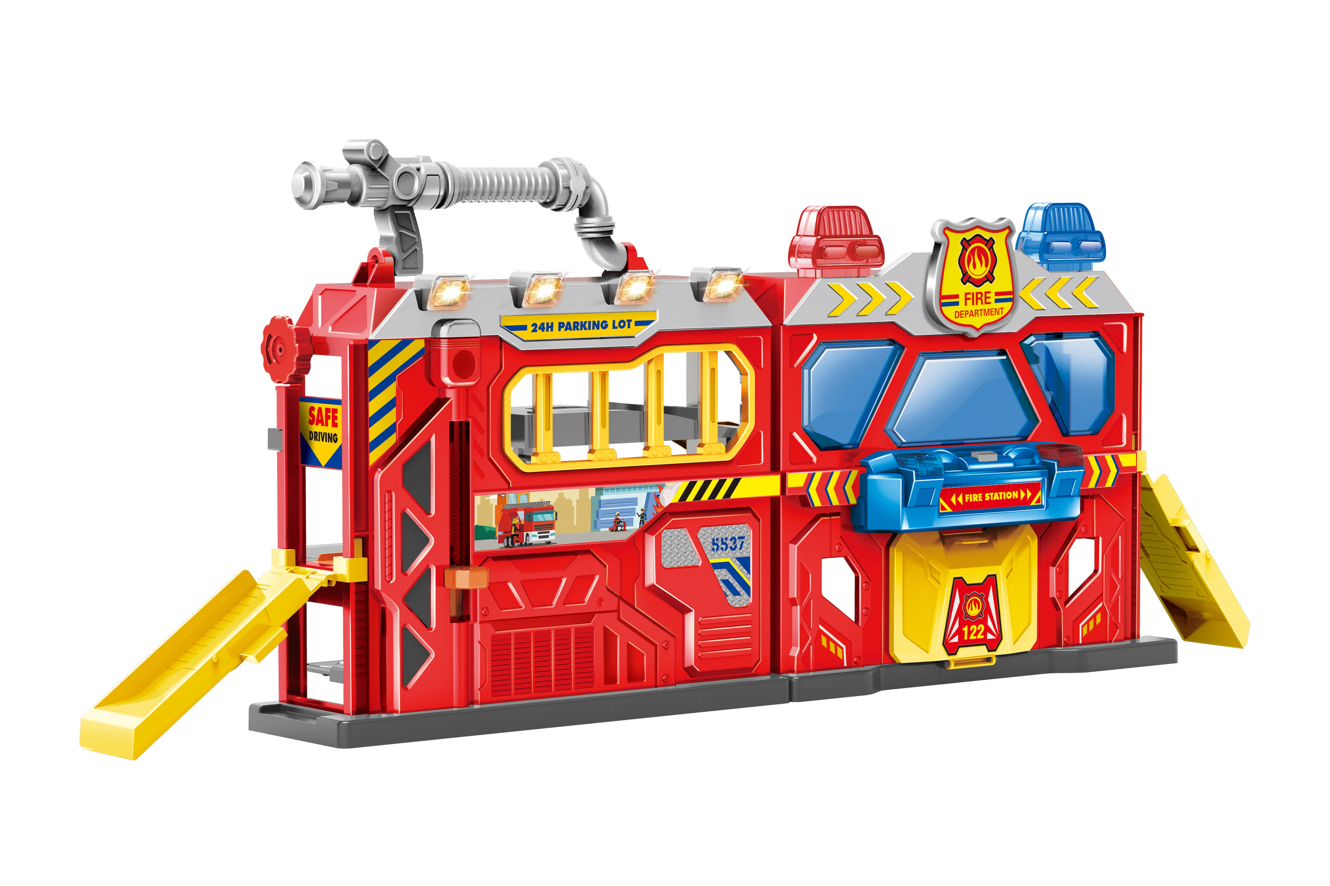 E-shop Wiky Vehicles Hasičská stanice přenosná 56x18x23 cm