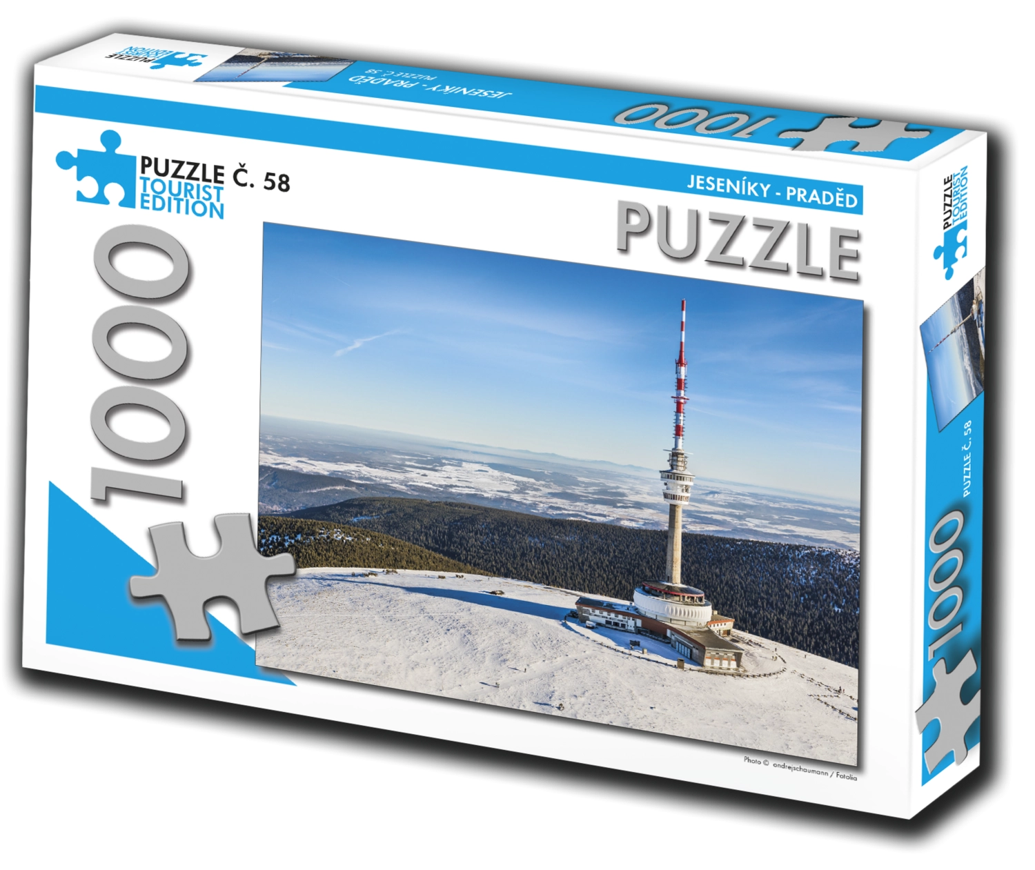 E-shop TOURIST EDITION č.58 Jeseníky Praděd 1000 dielov
