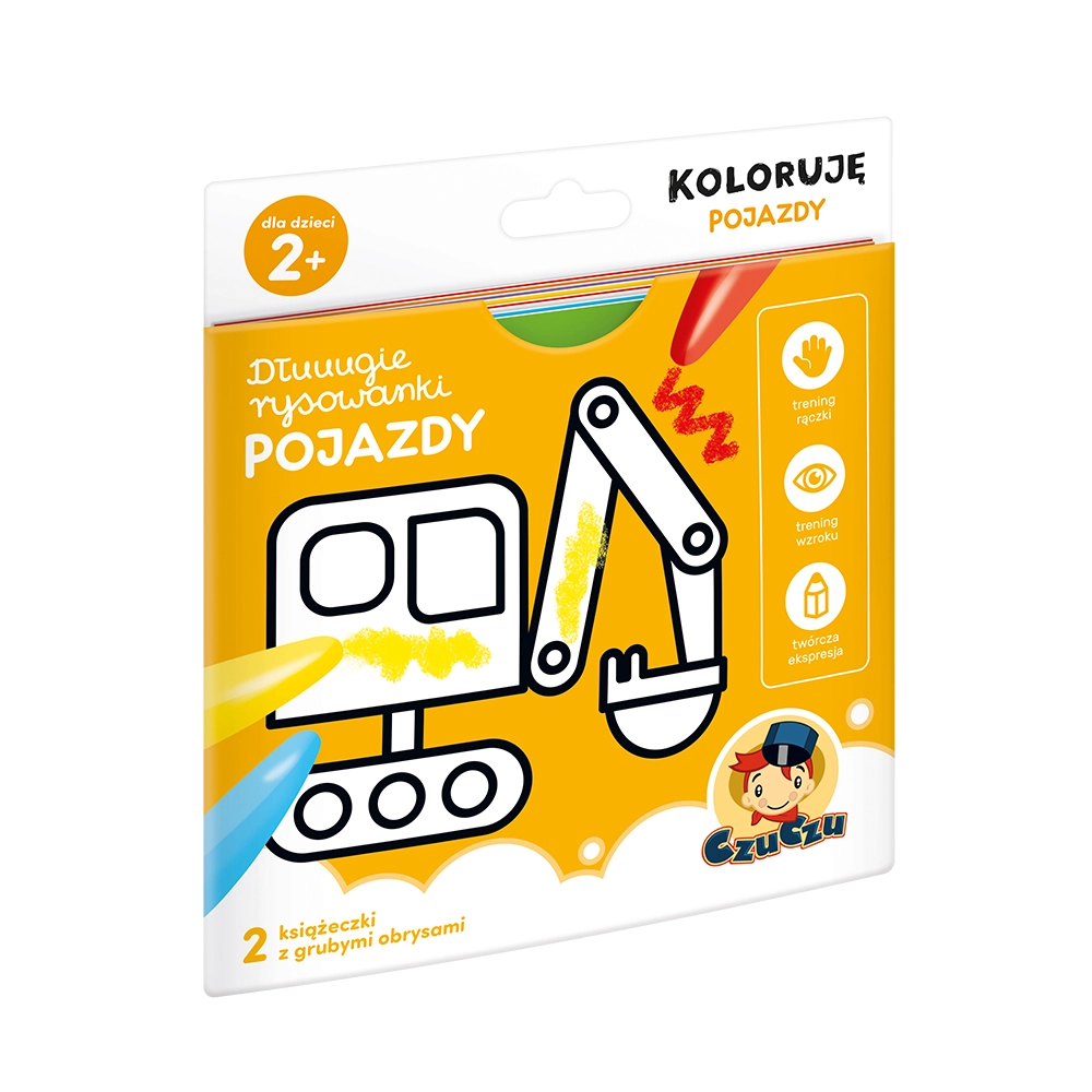 E-shop CzuCzu Dłuuugie rysowanki Koloruję Pojazdy