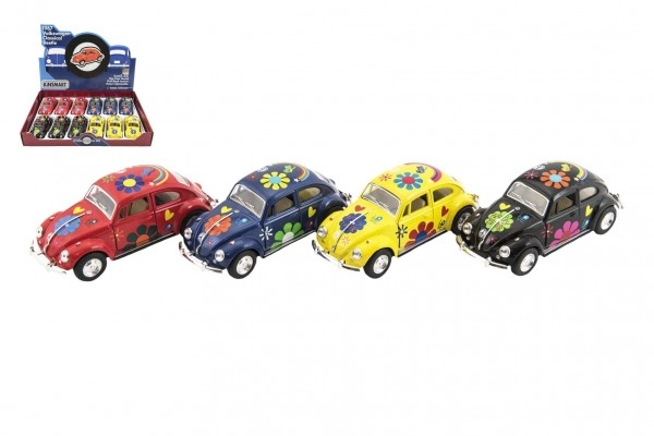 E-shop Kinsmart Auto VW Classical Beetle kov 13cm 4 farby 12ks