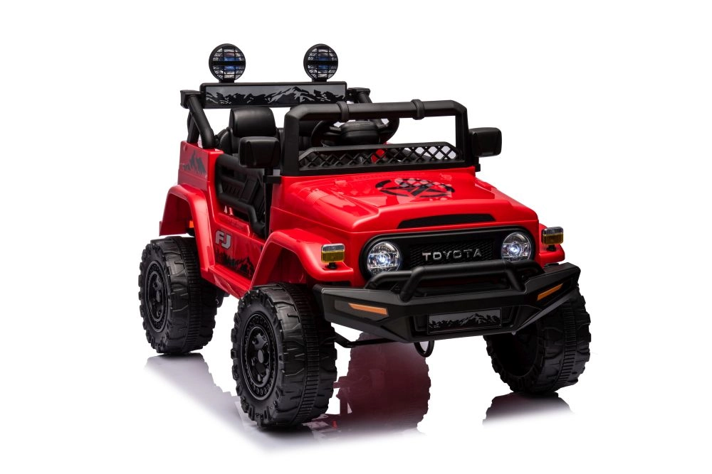 E-shop LeanCars Elektrická autíčko Toyota FJ červené 4x45W BATÉRIA 12V7Ah 2023