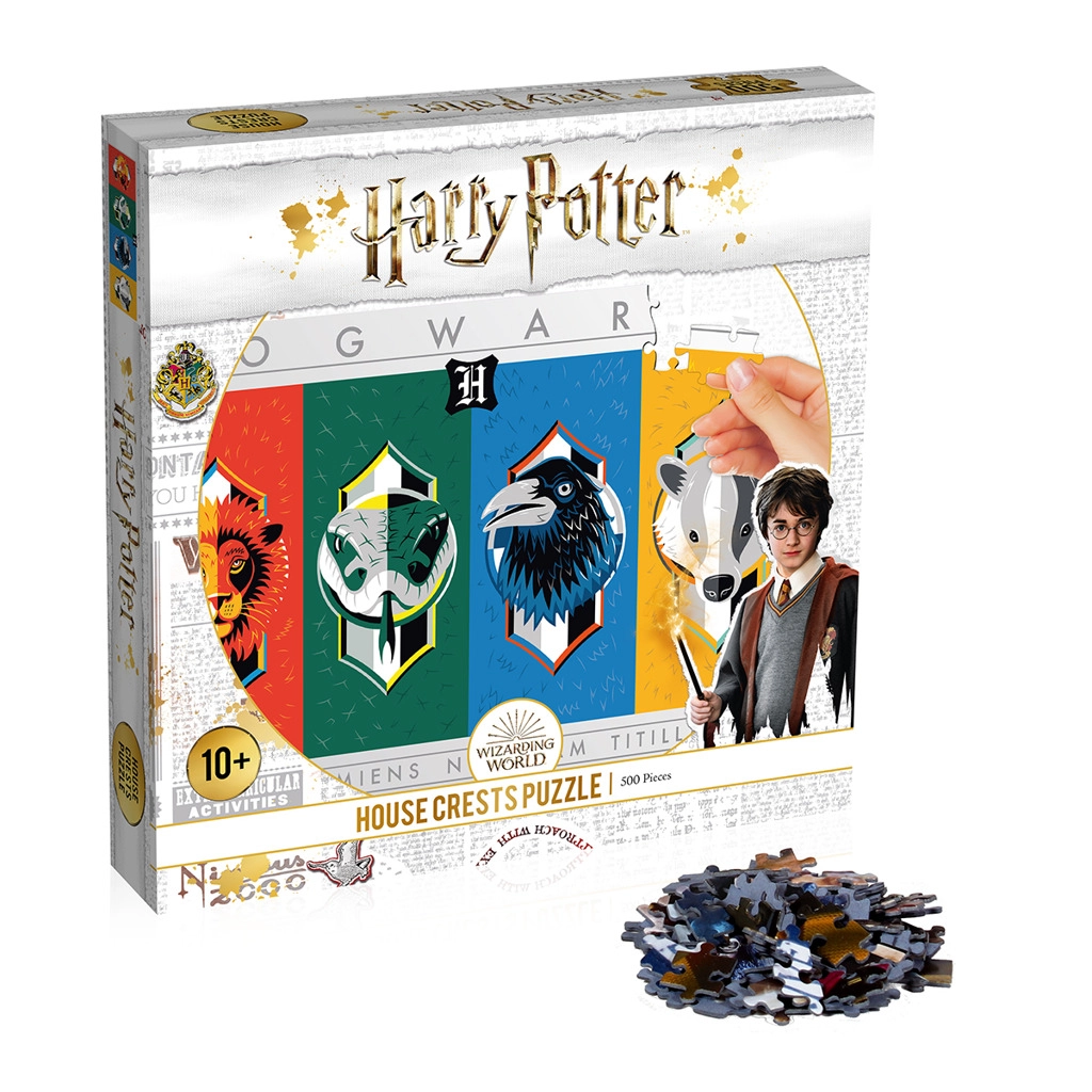 E-shop Winning Moves Harry Potter House Crests 500 dielov