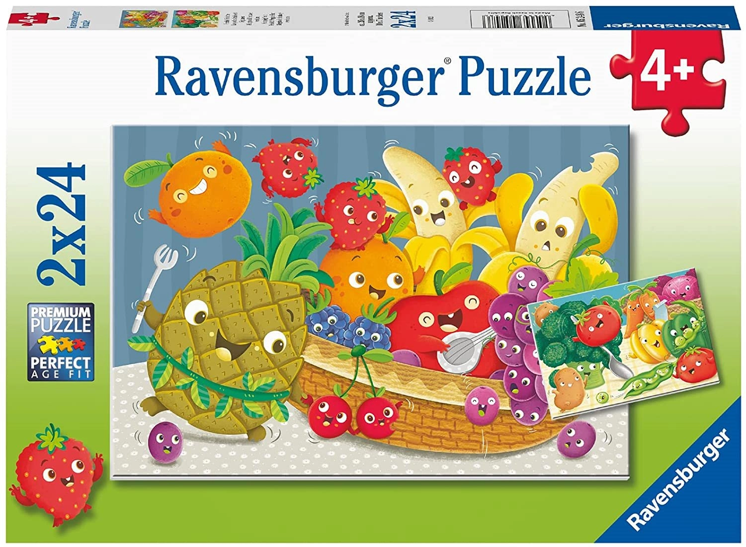 E-shop Ravensburger puzzle Drzé plody 2×24 dielikov